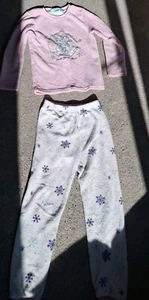 Girls Frozen Fleece Pyjamas 8-9 Years 134cm - Picture 1 of 3