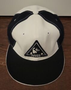 Fitted Hat 7 7/8 (Basketball Cap) Park Flava Black and White 