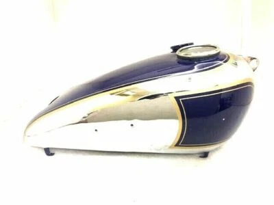 BSA C10 C11 BLUE PAINTED CHROMED WITH SPEEDO GAS FUEL PETROL TANK — 第 1/4 张图片