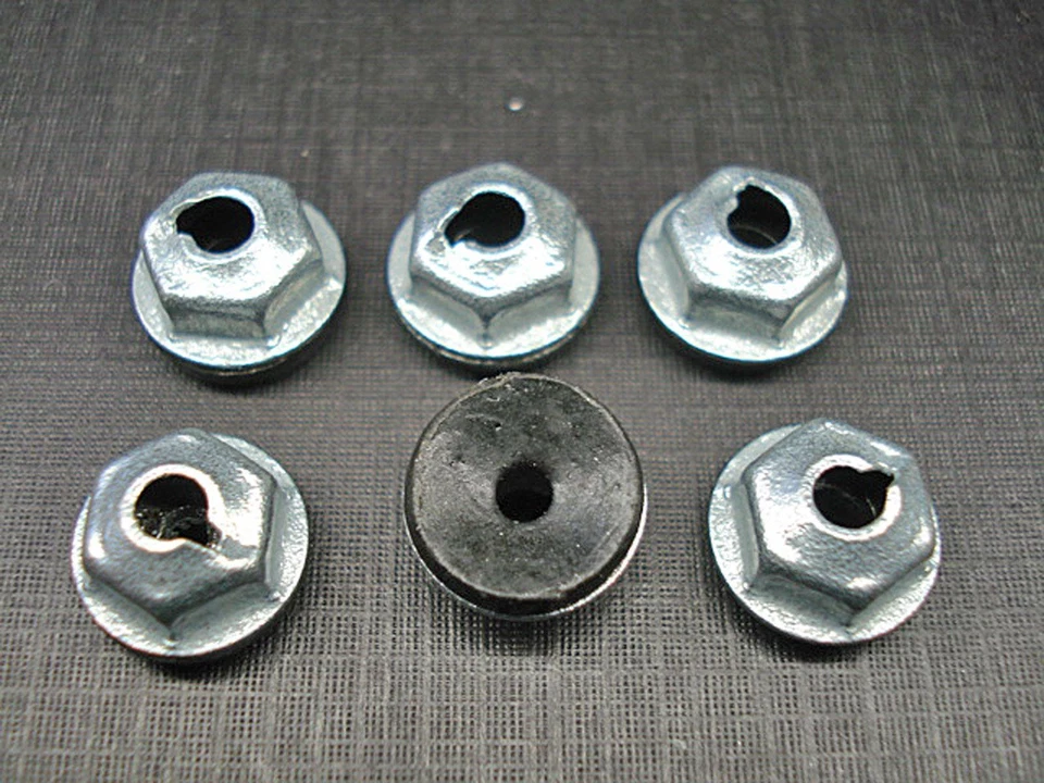 100 piezas 10-24 molduras molduras clip sellador tuercas Olds Chevy Buick Cadillac Pontiac Foto 1 de 4