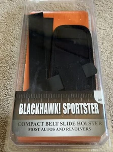 NEW Blackhawk MOST REVOLVER & AUTO Compact Belt Slide Holster SIZE 00 MSRP $38 - Picture 1 of 7