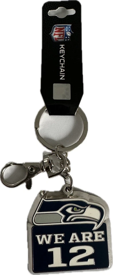 NFL Seattle Seahawks Metal  Keychain - Image 1 of 2