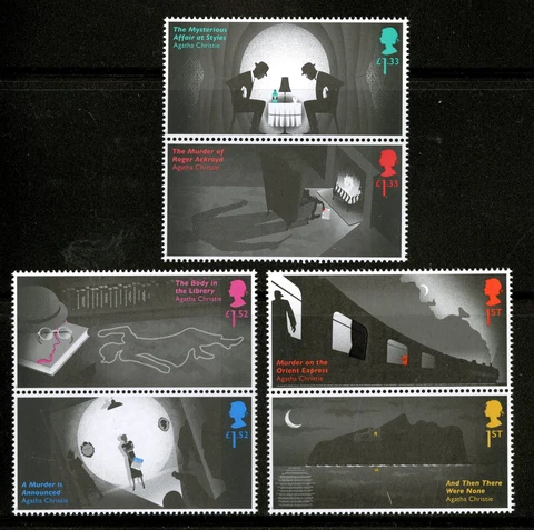 Great Britain   2016   Scott # 3547a-3551a    Mint Never Hinged Pair Set Cover