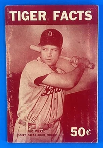 1951 Detroit Tigers Facts Booklet - Vic Wertz / Ty Cobb - Greenberg - Gehringer - Picture 1 of 7