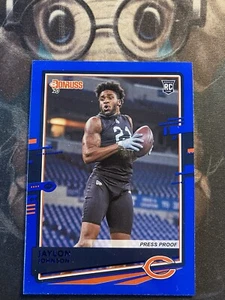 2020 Donruss #273 Jaylon Johnson Press Proof Blue - Picture 1 of 2