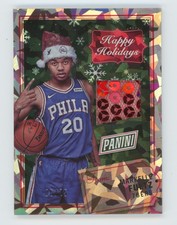 Markelle Fultz 2017-18 Panini Black Friday Cracked Ice Happy Holidays /25 Hat