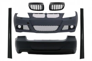 Bodykit für BMW 3 E90 05–08 M-Technik Stoßstangen gitter glänzend schwarz - Bild 1 von 11