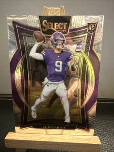 2024 Panini Select - JJ McCarthy #24 Concourse Base (RC) - Minnesota Vikings - Picture 1 of 2