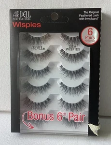 Ardell Faux Nerz Demi Invisiband Wispies 6 Paar Packung KARTONPAKET HAT RISSE - Bild 1 von 4