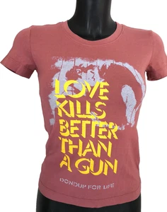 T-shirt DONDUP Red Brick Short Sleeves Size XS Excellent Condition - Picture 1 of 5