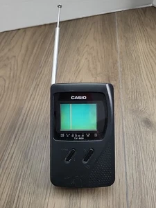 Casio TV-600B Portable LCD Analog Color TV Works - Picture 1 of 4