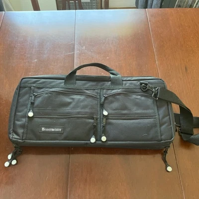 Maletín de almacenamiento de cuchillos de chef Messermeister 18 bolsillos Meister - negro Foto 1 de 4