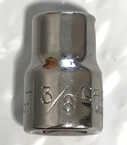 CRAFTSMAN TOOLS USA EE43001, 3/8" DRIVE, 3/8" SOCKET, SHALLOW, 6 POINT - Picture 1 of 9