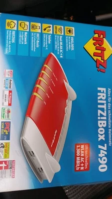 AVM FRITZ!Box 7490 & Telefon - Bild 1 von 4