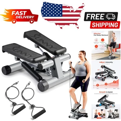 Sunny Mini Stepper: Compact Home Workout Machine with 300 lb Capacity & Resis... - Image 1 of 4