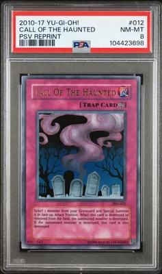 PSA 8  -  MINT Yu-Gi-Oh 12 Pharaoh's Servant Call Of The Haunted PSV- 012 YuGiOh - Image 1 of 2