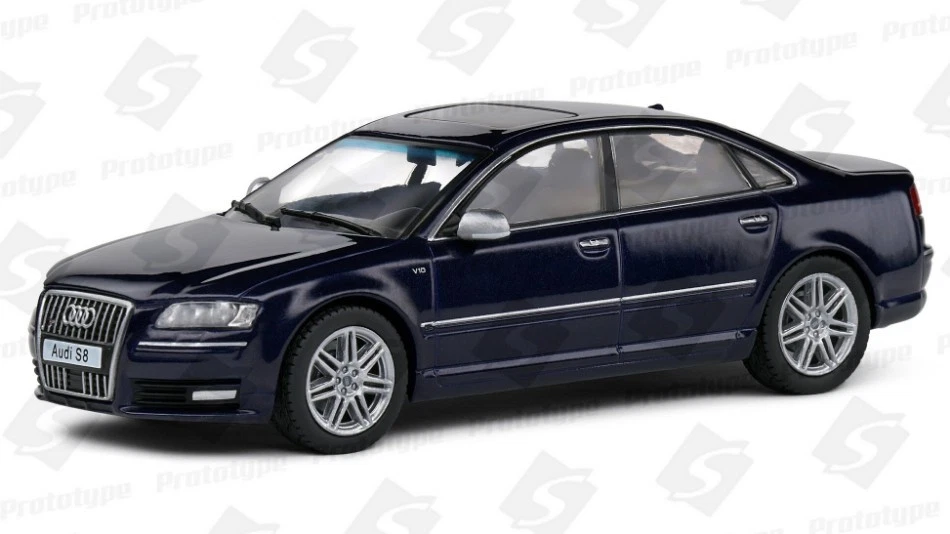 SOLIDO SL4313303 AUDI A8 S8 (D3) 2010 BLUE 1:43 Modellino - Immagine 1 di 1