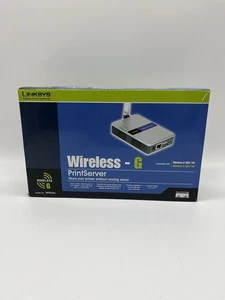 Linksys Print Server Wireless-G For USB 1.1 or 2.0 2.4GHz 802.11g NEW SEALED - Photo 1/3