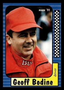 Tarjeta de carrera Geoff Bodine 1991 Maxx Racing #11 Junior Johnson & Associates *124 - Imagen 1 de 2
