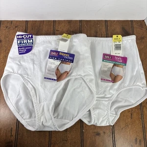 Bali Nuevo Con Etiquetas Talla M Blanco Soluciones Abdomen Control Calzoncillos Bragas Lote Corte Alto Firme - Imagen 1 de 5
