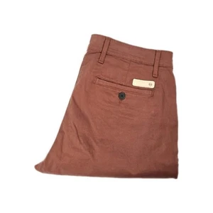AG Adriano Goldschmied The Jamison Skinny Chino Pants Mens 32 R Red - Picture 1 of 7