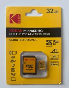 Micro SD Karte 32 GB Speicherkarte memory card TF Handy Game PC Kamera C10 U3 A1 - Picture 1 of 13