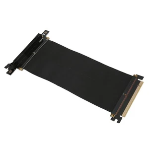 PCIE 3.0 X16 Extender 128Gbp/s Right Angle EMI Shielding GPU Extension Cable NEW - Afbeelding 1 van 12