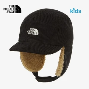 NEU THE NORTH FACE K'S KINDER KORD OHRENSCHÜTZER KAPPE NE3CR54 SCHWARZ UNISEX - Bild 1 von 5