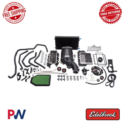 Supercargador Edelbrock etapa 1 para Jeep Wrangler JK 15-18 3,6 L con afinación 1528 Foto 1 de 2