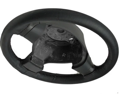 Für Austin Lancer 58-62 Real Schwarz Perforiert Leder Lenkrad Abdeckung Neu - Bild 1 von 2