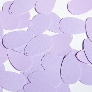 "Lentejas de costura de perlas satinadas púrpura opacas lilas de 1,25" lila - Imagen 1 de 2