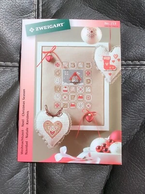 ZWEIGART Needle Art Christmas Season Cross Stitch Pattern Idea Book No 253 - Image 1 of 3