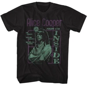 Alice Cooper - From The Inside - Short Sleeve - Adult - T-Shirt - Picture 1 of 1