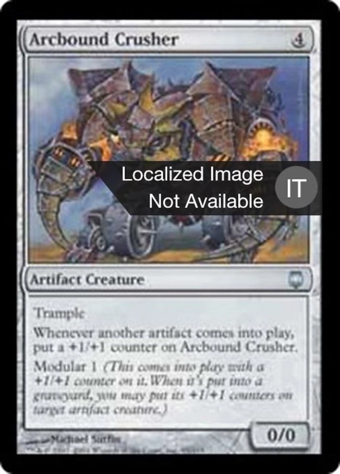 Arcbound Crusher Darksteel FOIL ITALIAN - Image 1 of 1