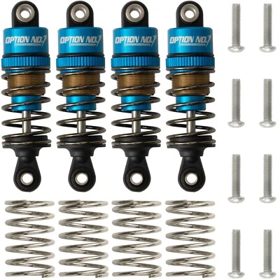 RC Alu Oil Shocks Absorber Dampers For Tamiya TT-01 TT-02 TL-01 MF-01X Upgrades - Image 1 of 4