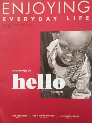 ENJOYING EVERYDAY LIFE MAGAZINE Joyce Meyer Ministries BIBLE Sept. Oct. Nov 2019 Foto 1 de 4