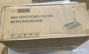 Vivo Home 660 gph pond filter with fountain - Picture 1 of 1