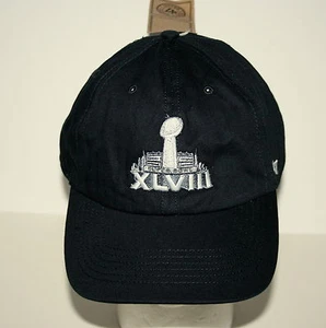 47 Brand Baseball Seattle NY/NJ Superbowl XLVIII NFL Football Cap Mütze Neu OSFA - Bild 1 von 3