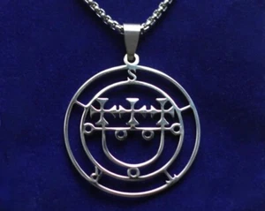 Sitri Sigil Halskette mit Anhänger, hochwertiger Edelstahl, Goetia Dämon Siegel - Bild 1 von 3