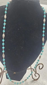 Vintage Sarah Coventry Silver Tone Beaded Necklace - Picture 1 of 3