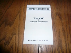 Muestras de pintura con chip de color exterior de fábrica Corvette 2007 - Imagen 1 de 3