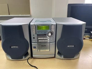PHILIPS MC148/22 HiFi Anlage Kompaktanlage CD CD-RW MP3/WMA-CD Kassette Tuner - Bild 1 von 6