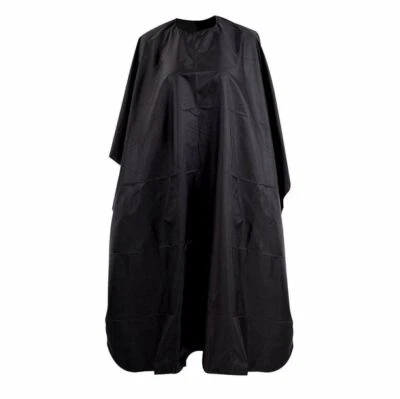 AUSSIE WARDROBE COLLECTION 2 x Black Hairdressing Gown Cutting Cape Barbe Hairdresser Salon Equipment