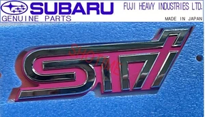 SUBARU 02-04 Impreza GDB WRX STI Rear Trunk Emblem Badge OEM - Picture 1 of 1