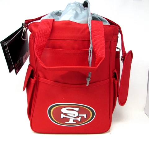 NFL Activo Cooler Tote Red San Francisco 49ers Tailgate Game Day Drawstring NEW Cover