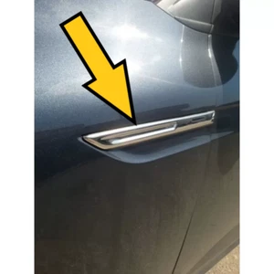 Side Turn Signal Chrome Trim For Megane 4 2016 2020 Stainless Steel Frame Cover - Picture 1 of 2