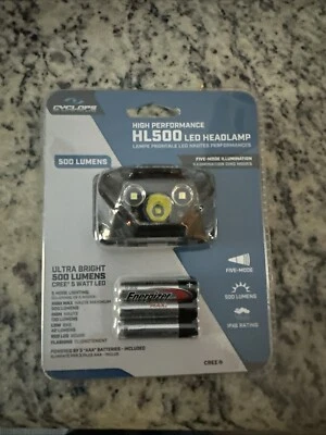 @NUEVO@ ¡Faro LED Cyclops Alto Rendimiento HL500! Luz de cabeza 500 lúmenes Foto 1 de 2