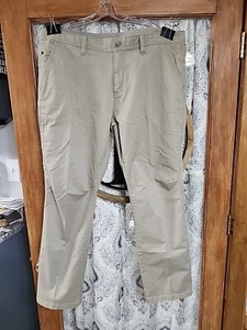 Weatherproof Utility Stretch Canvas Pants Relaxed Fit Cream 40X32 Work EUC - Picture 1 of 11