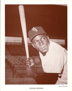 1962 MINNIE MINOSO WHITE SOX M118 Baseball Monthly Magazine Premium Photo - Picture 1 of 1