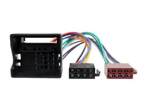 Flat PIN Quadlock to ISO Car Radio Stereo Harness for BMW CD Stereo Adaptor Lead - Picture 1 of 1
